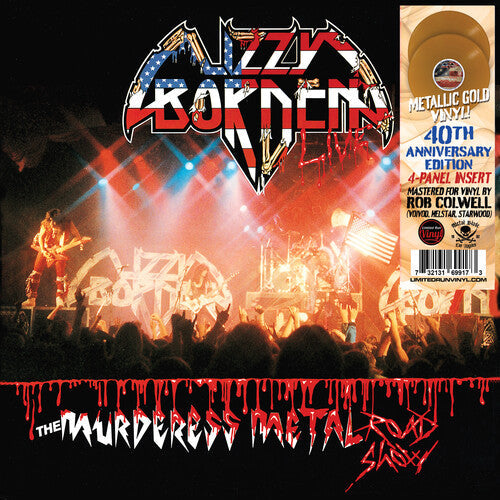 Lizzy Borden - (PRESALE 6/26/26) The Murderess Metal Road Show: 40th Ann. (GATFLD GOLD 2xVINYL) | Mint (M) Mint (M)