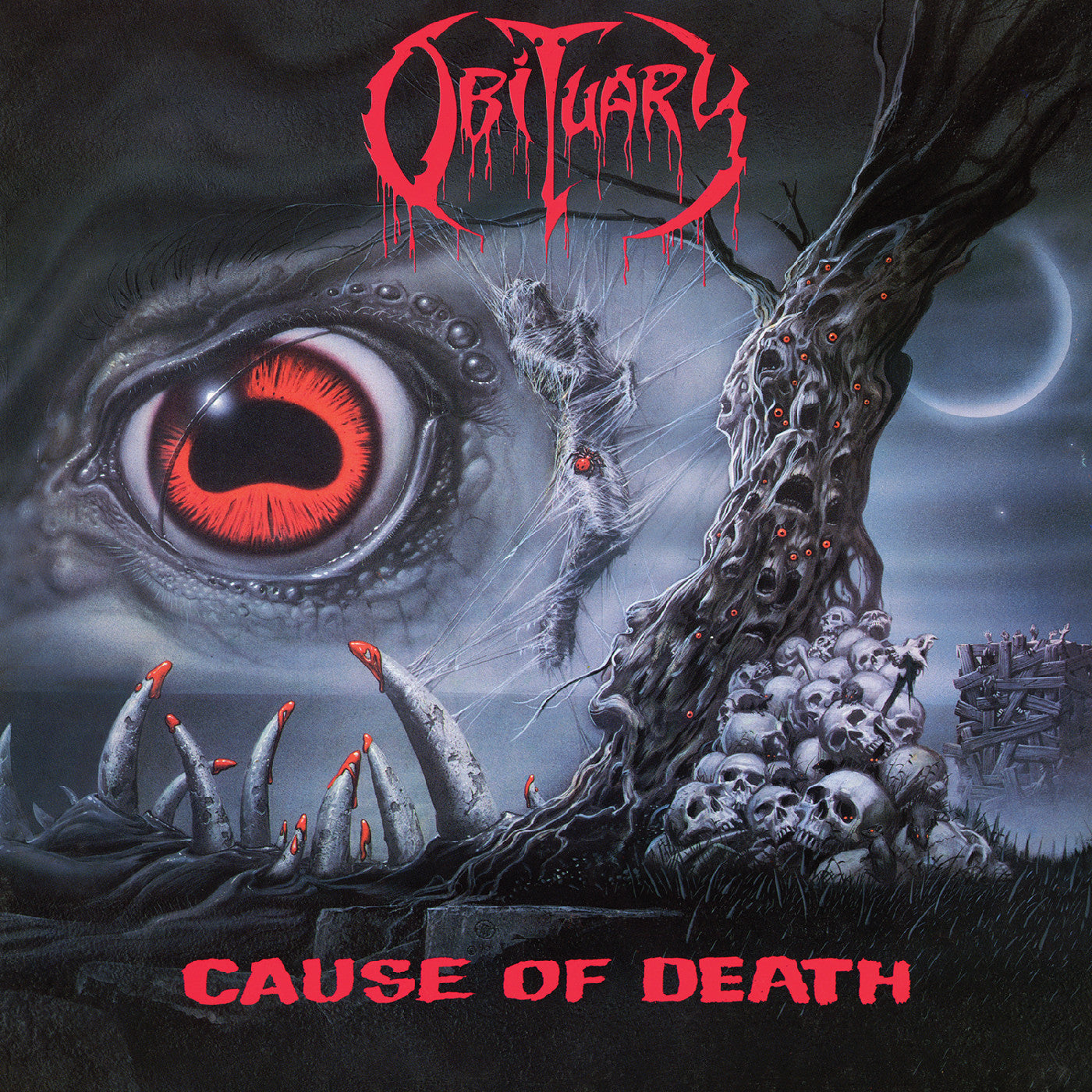 Obituary - Cause of Death - Remastered (SPLATTER GRAY VINYL LP REAL GONE 2026) | NEW Mint (M) Mint (M)