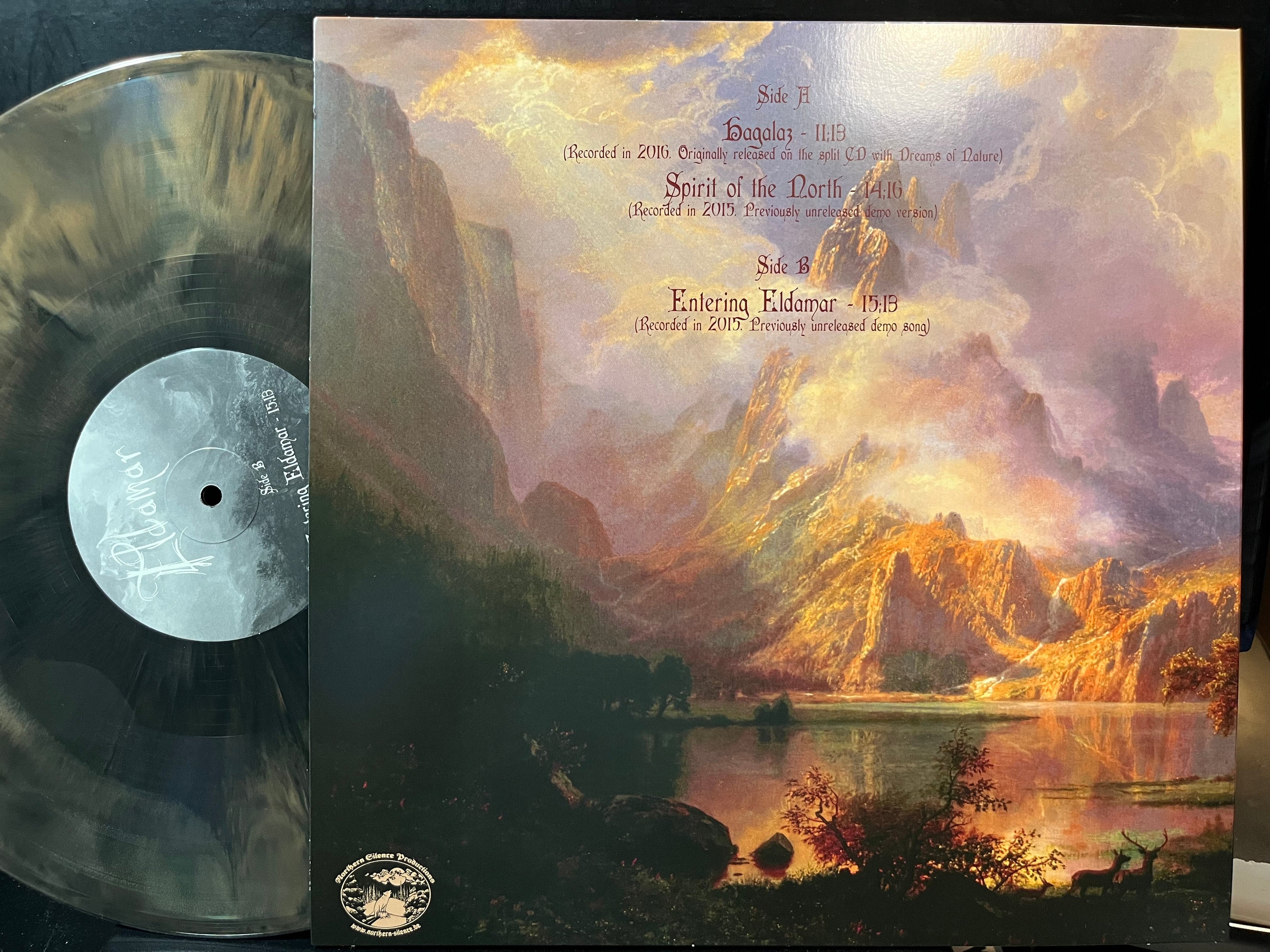 Eldamar - Lost Songs From The Ancient Land (ORANGE & BLACK GALAXY VINYL LP NORTHERN SILENCE PRODUCTIONS NSP280 2023) | USED Near Mint (NM or M-) Near Mint (NM)