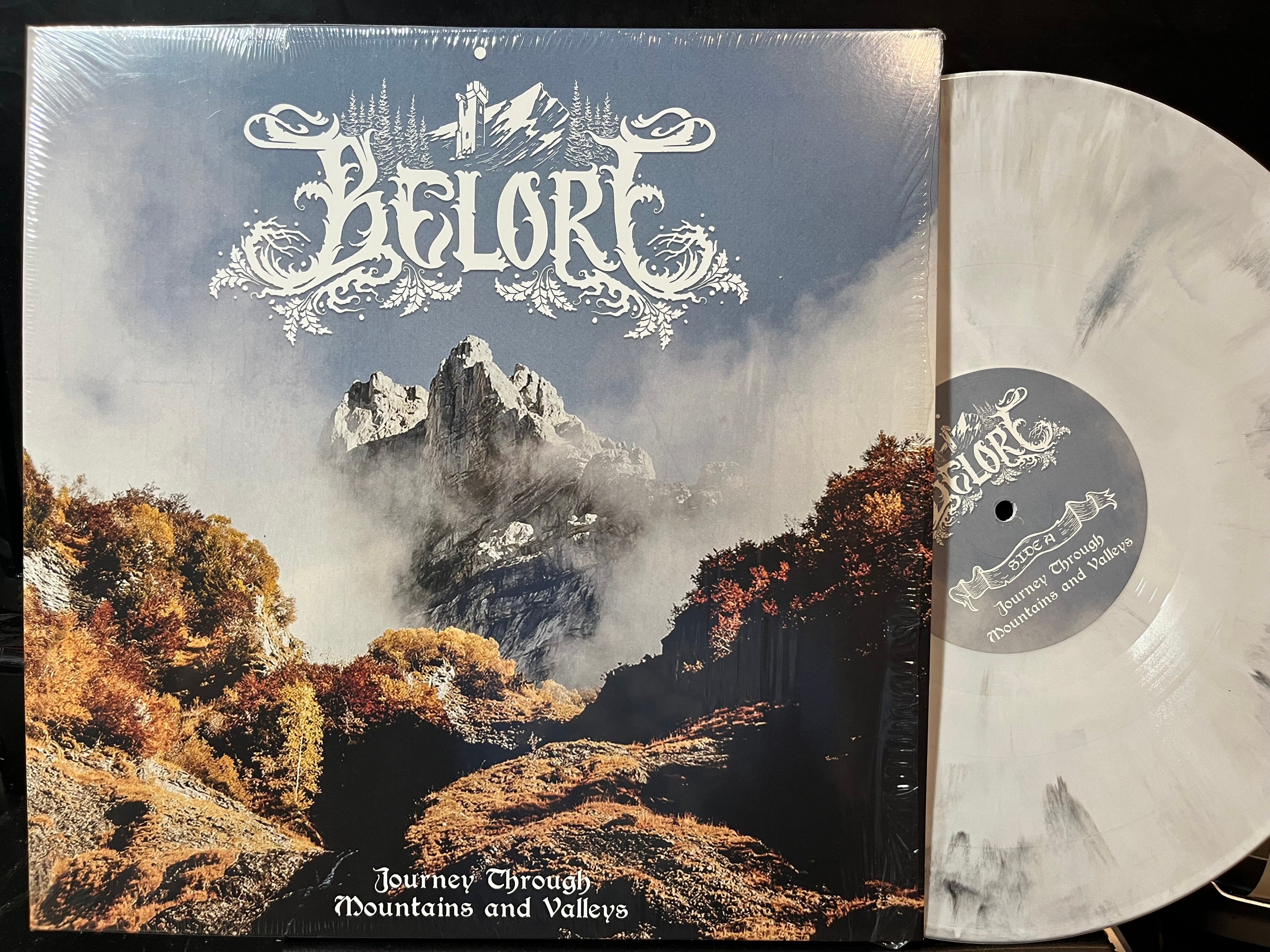 Belore - Journey Through Mountains And Valleys (BLACK & WHITE MARBLE VINYL LP NORTHERN SILENCE PRODUCTIONS NSP 183 2024) | USED Near Mint (NM or M-) Near Mint (NM)