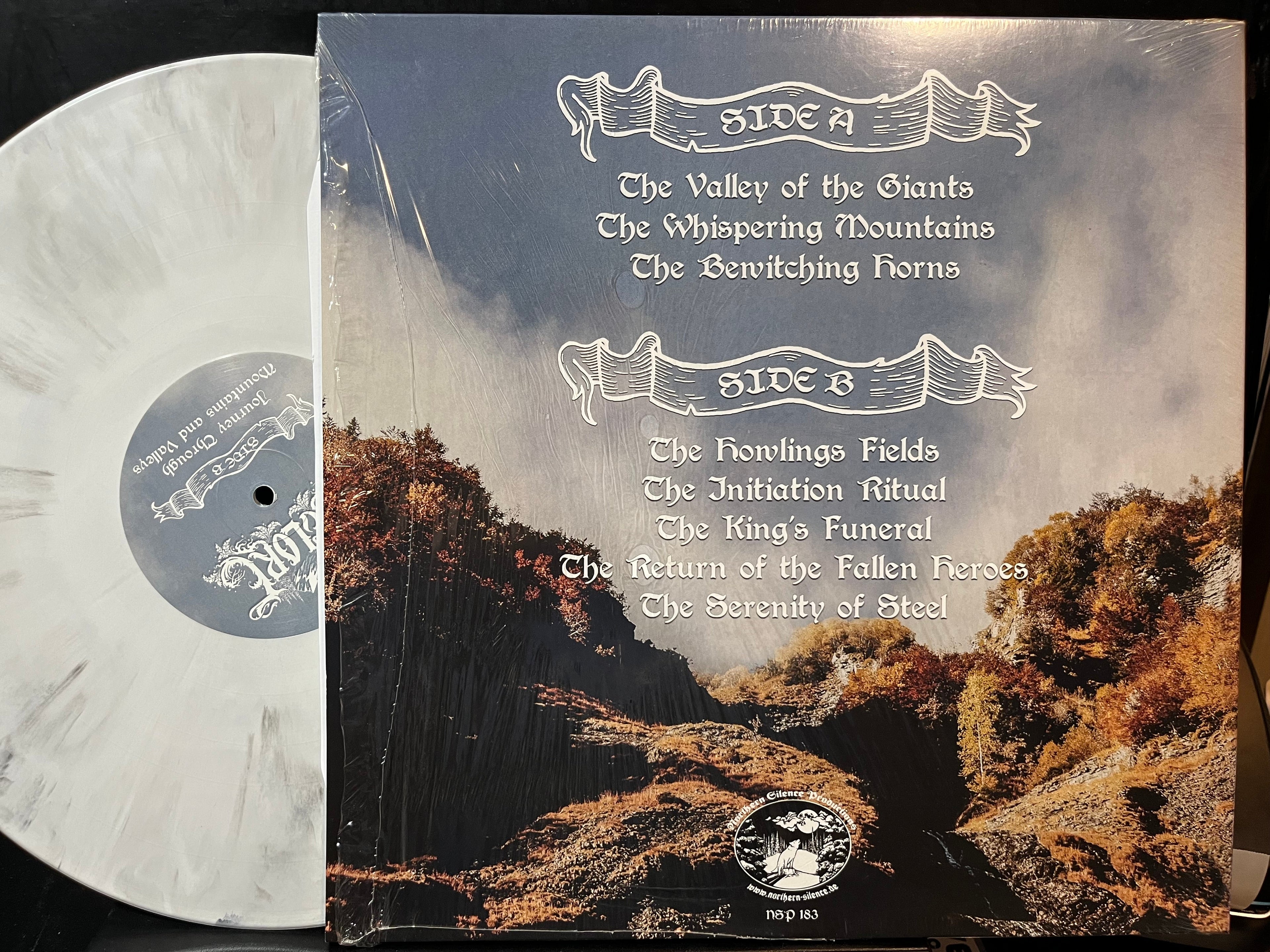 Belore - Journey Through Mountains And Valleys (BLACK & WHITE MARBLE VINYL LP NORTHERN SILENCE PRODUCTIONS NSP 183 2024) | USED Near Mint (NM or M-) Near Mint (NM)