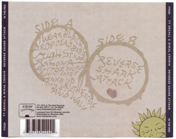 USED CD - Ty Segall & Mikal Cronin – Reverse Shark Attack