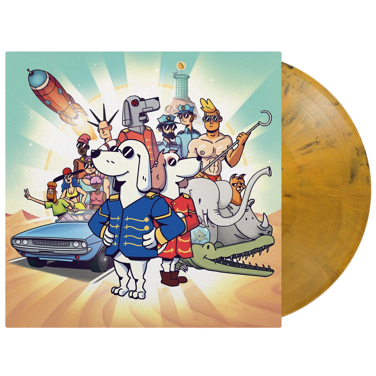 Bakermat - Ringmaster (MOV 180G GATEFOLD YELLOW BLACK RED MARBLE VINYL) | NEW Mint (M) Mint (M)