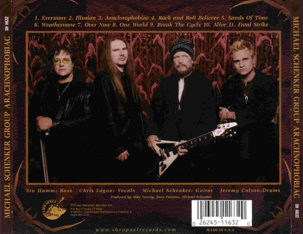 USED CD - Michael Schenker Group – Arachnophobiac