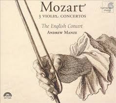 USED CD - Mozart - The English Concert, Andrew Manze – Three Violin Concertos
