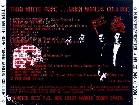 USED CD - Thin White Rope – When Worlds Collide