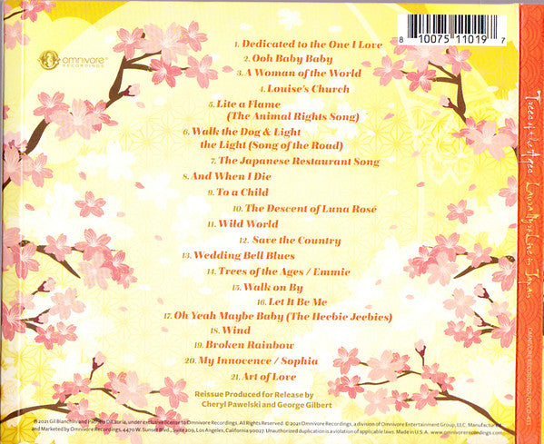 USED CD - Laura Nyro – Trees Of The Ages: Laura Nyro Live In Japan