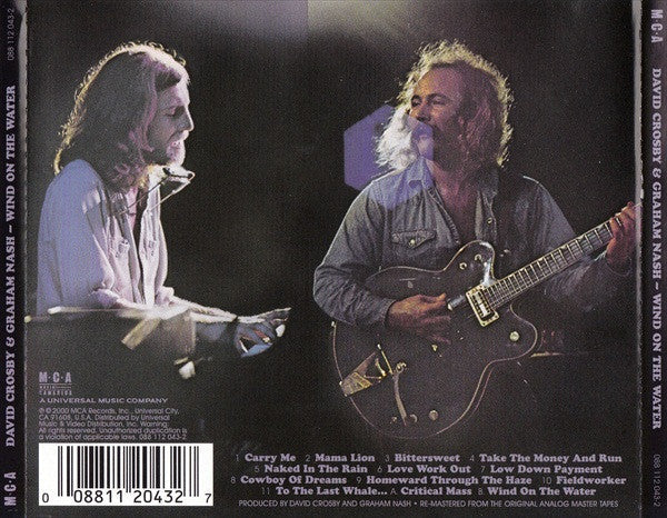USED CD - David Crosby Graham Nash – Wind On The Water