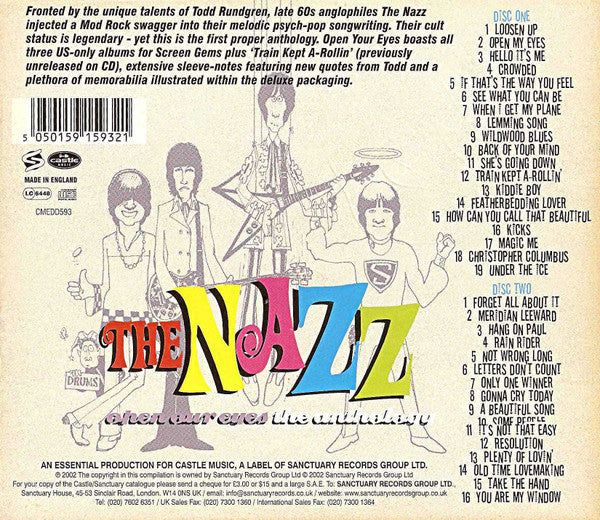 USED 2CD - Nazz – Open Our Eyes - The Anthology
