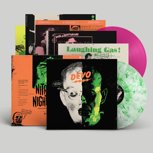 Devo - Nitrous Nightmare Halloween Live '75 - Haunted Striptease (WHITE GREEN PINK 2xVINYL) | Mint (M) Mint (M)