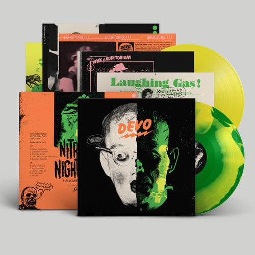 Devo - Nitrous Nightmare Halloween Live '75 - Laughing Gas (GREEN YELLOW SWIRL VINYL 2xLP) | NEW Mint (M) Mint (M)
