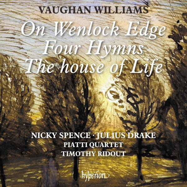 USED CD - Vaughan Williams, Nicky Spence, Julius Drake, Piatti Quartet, Timothy Ridout – On Wenlock Edge & Other Songs