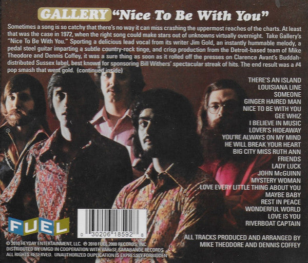USED CD - Gallery – "Nice To Be With You"-All Time Greatest Performances