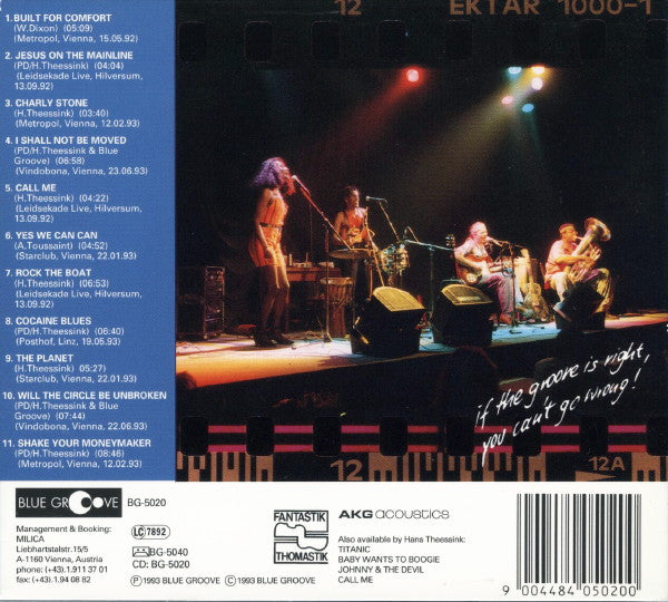 USED CD - Hans Theessink & Blue Groove – Live