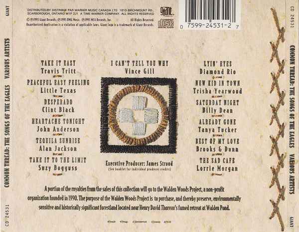 USED CD - Various – Common Thread: The Songs Of The Eagles