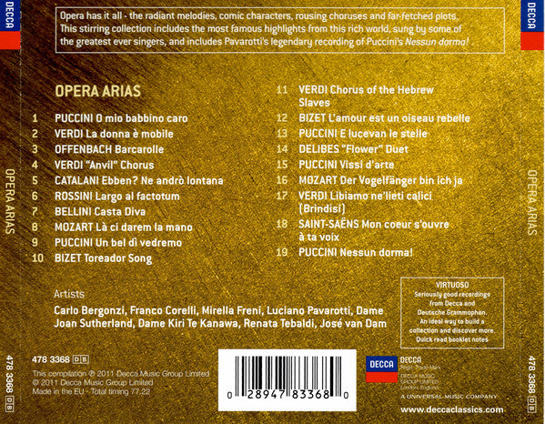 USED CD - Various – Opera Arias
