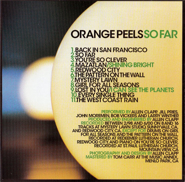 USED CD - Orange Peels – So Far