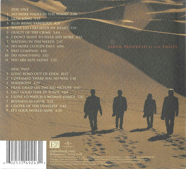 USED 2CD - Eagles – Long Road Out Of Eden