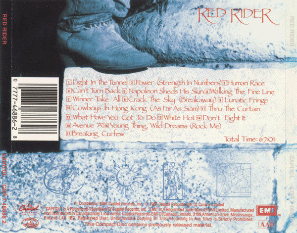 USED CD - Red Rider – Over 60 Minutes With... Red Rider