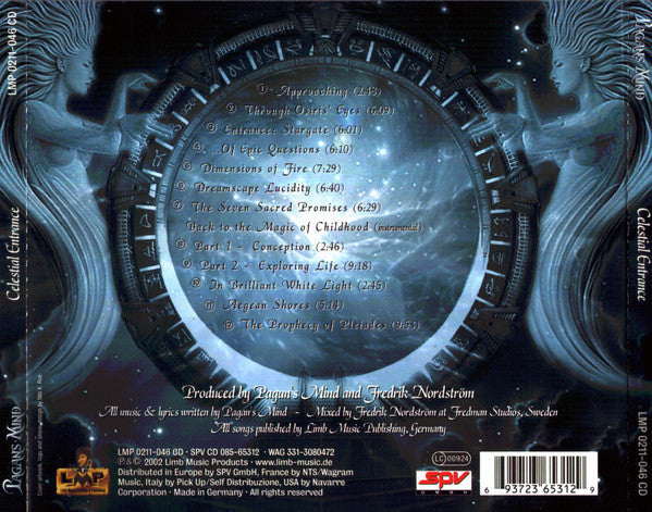 USED CD - Pagan's Mind – Celestial Entrance