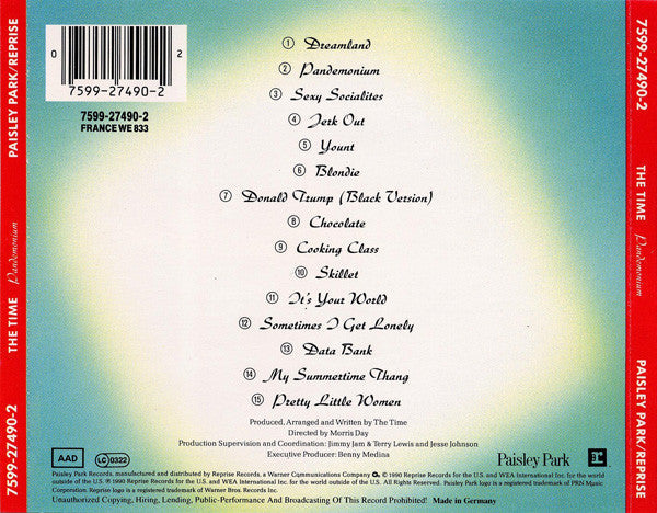 USED CD - The Time – Pandemonium