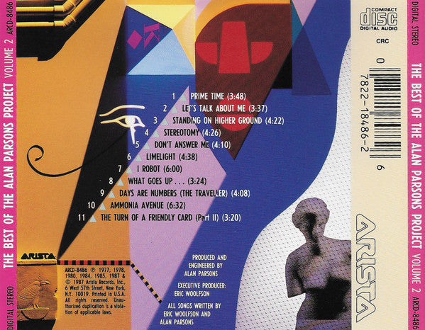 USED CD - The Alan Parsons Project – The Best Of The Alan Parsons Project - Volume 2