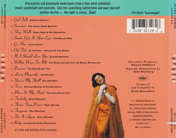USED CD - Various – Rhapsodesia