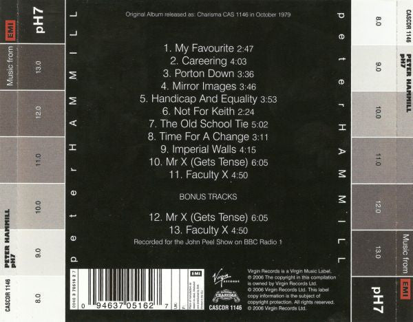 USED CD - Peter Hammill – pH7