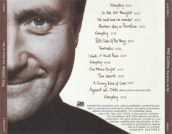 USED CD - Phil Collins – The Story So Far...