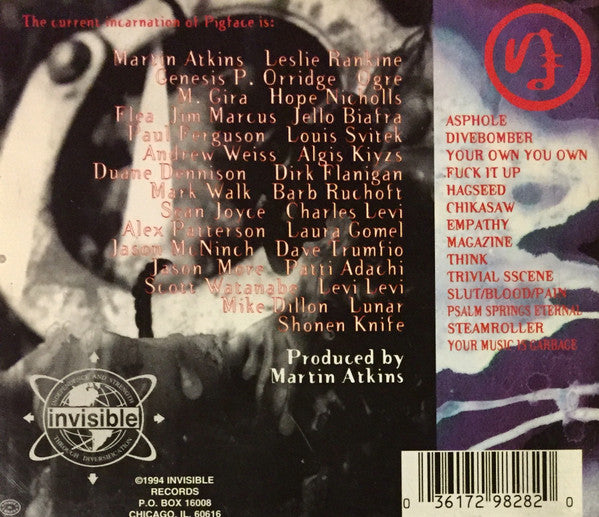 USED CD - Pigface – Notes From Thee Underground