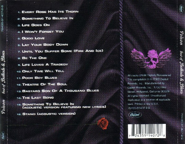 USED CD - Poison – Best Of Ballads & Blues
