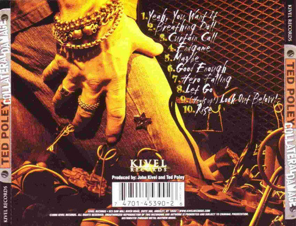USED CD - Ted Poley – Collateral Damage