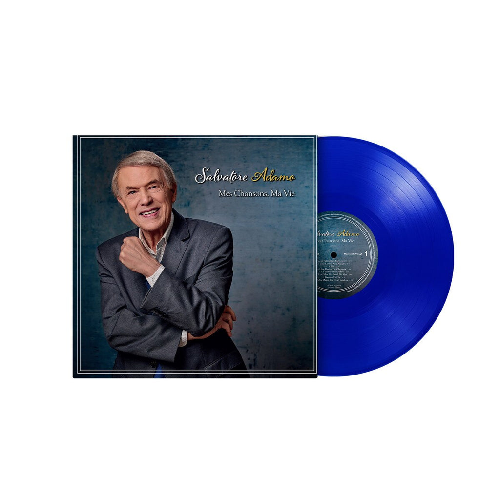 Salvatore Adamo - (PRESALE 7/10/26) Mes Chansons Ma Vie (180G GATEFOLD MOV CLEAR BLUE VINYL) | Mint (M) Mint (M)