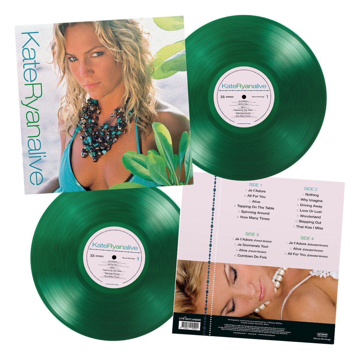 Kate Ryan - (Alive (MOV 180G 20TH INSERT NOTES CLEAR GREEN VINYL 2xLP) | NEW