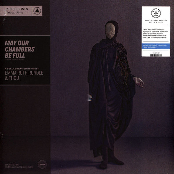 Emma Ruth Rundle - May Our Chambers Be Full (WHITE & BLUE GALAXY VINYL LP Sacred Bones SBA-007) | NEW
