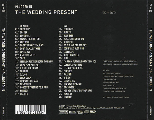 USED CD/DVD - The Wedding Present – Plugged In (PAL)