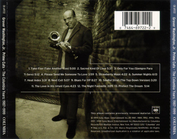 USED CD - Grover Washington, Jr. – Prime Cuts: The Columbia Years 1987-1999