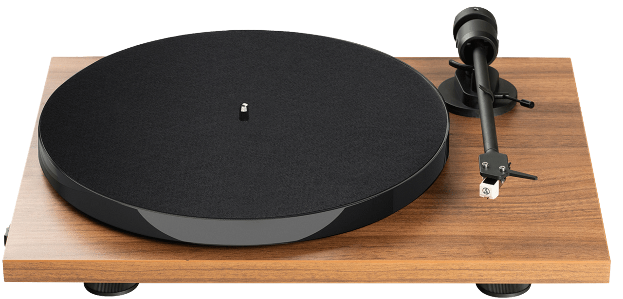 ProJect E1 Phono Turntable in White With Audio Technica AT2600L Cartridge
