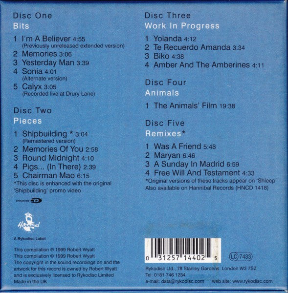 USED 5CD - Robert Wyatt – EPs
