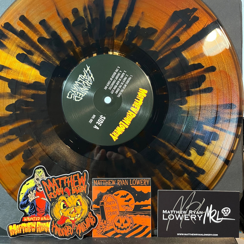 Matthew Ryan Lowery - Haunted Hallways (ORANGE W BLACK SPLATTER VINYL LP / 100 ONLY LTD EDT) | NEW