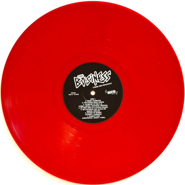 The Business - Under The Influence (RED VINYL LP) | NEW
