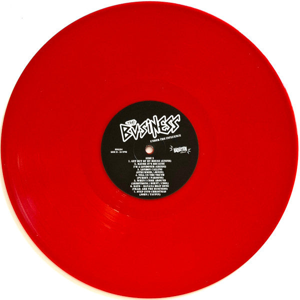 The Business - Under The Influence (RED VINYL LP) | NEW