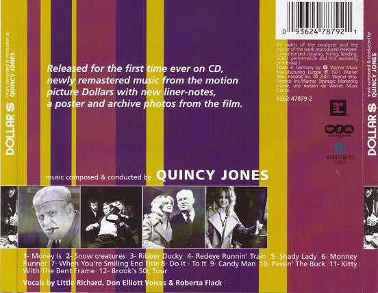 USED CD - Quincy Jones – Dollar$ (Music From The Motion Picture)