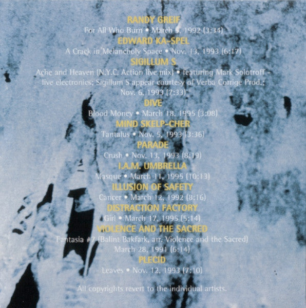 USED CD - Various – A Blind Man's Gallery Of Mirrors