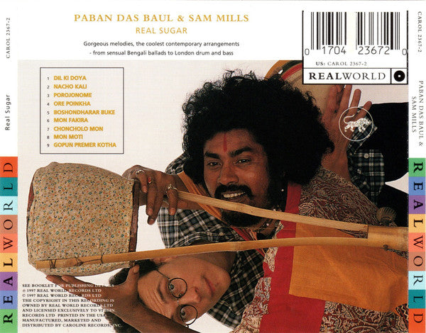 USED CD - Paban Das Baul & Sam Mills – Real Sugar