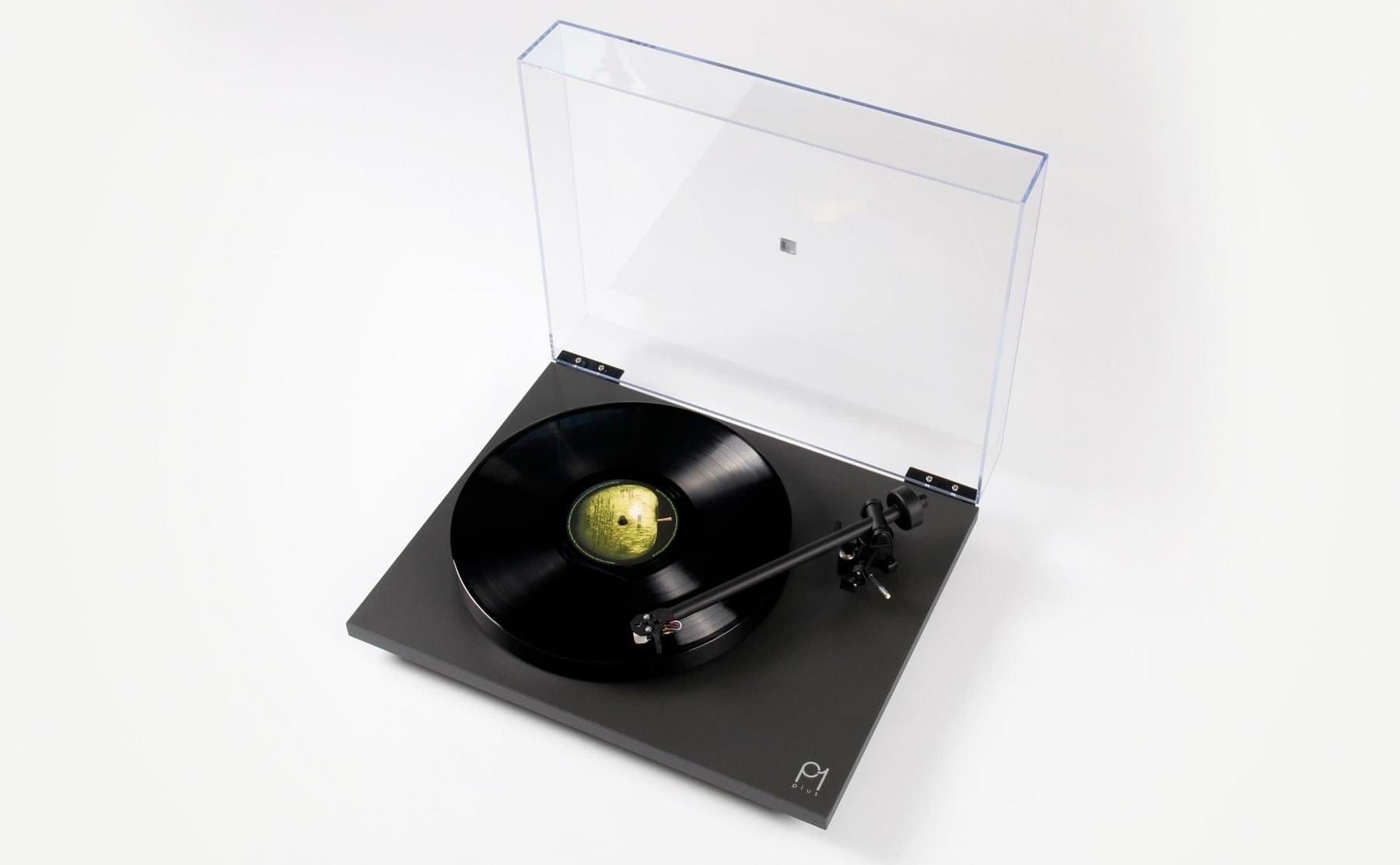Rega Planar 1 Plus Turntable in Matt Black