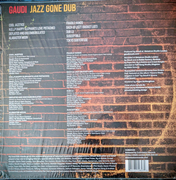 Gaudi - Jazz Gone Dub (COLOR VINYL) | Mint (M) Mint (M)