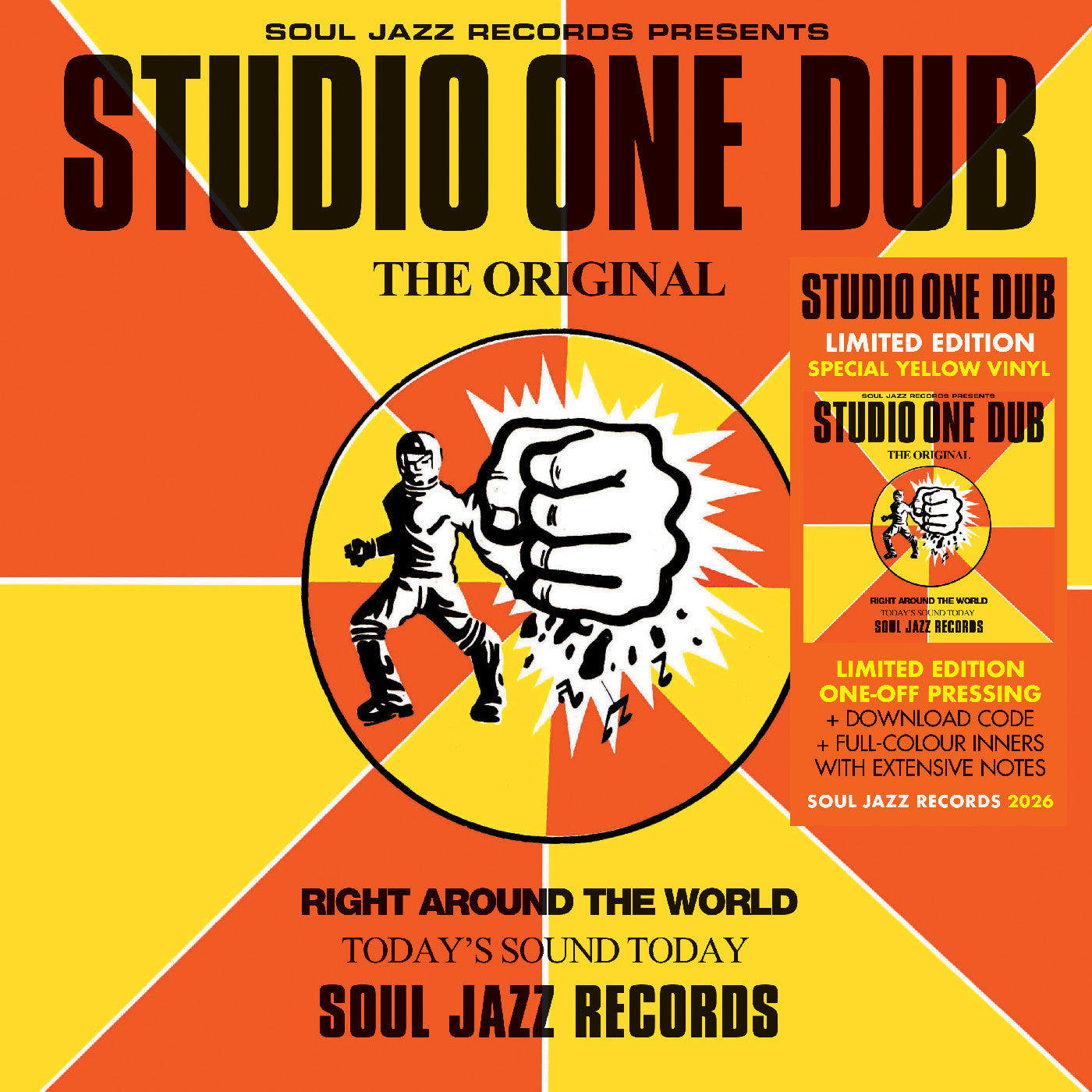 Soul Jazz Records presents - (PRESALE 6/26/26) STUDIO ONE DUB (DDL YELLOW 2xVINYL) | Mint (M) Mint (M)