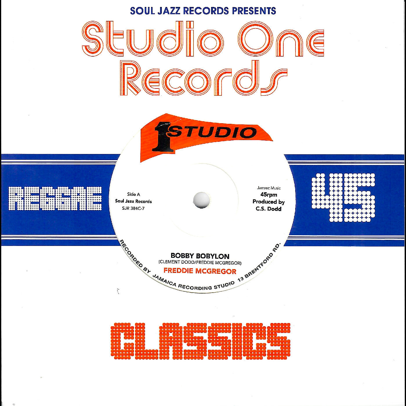Freddie McGregor / Dub Specialist - (PRESALE 7/24/26) Bobby Bobylon / Hi Fashion Dub (WHITE 7" VINYL) |