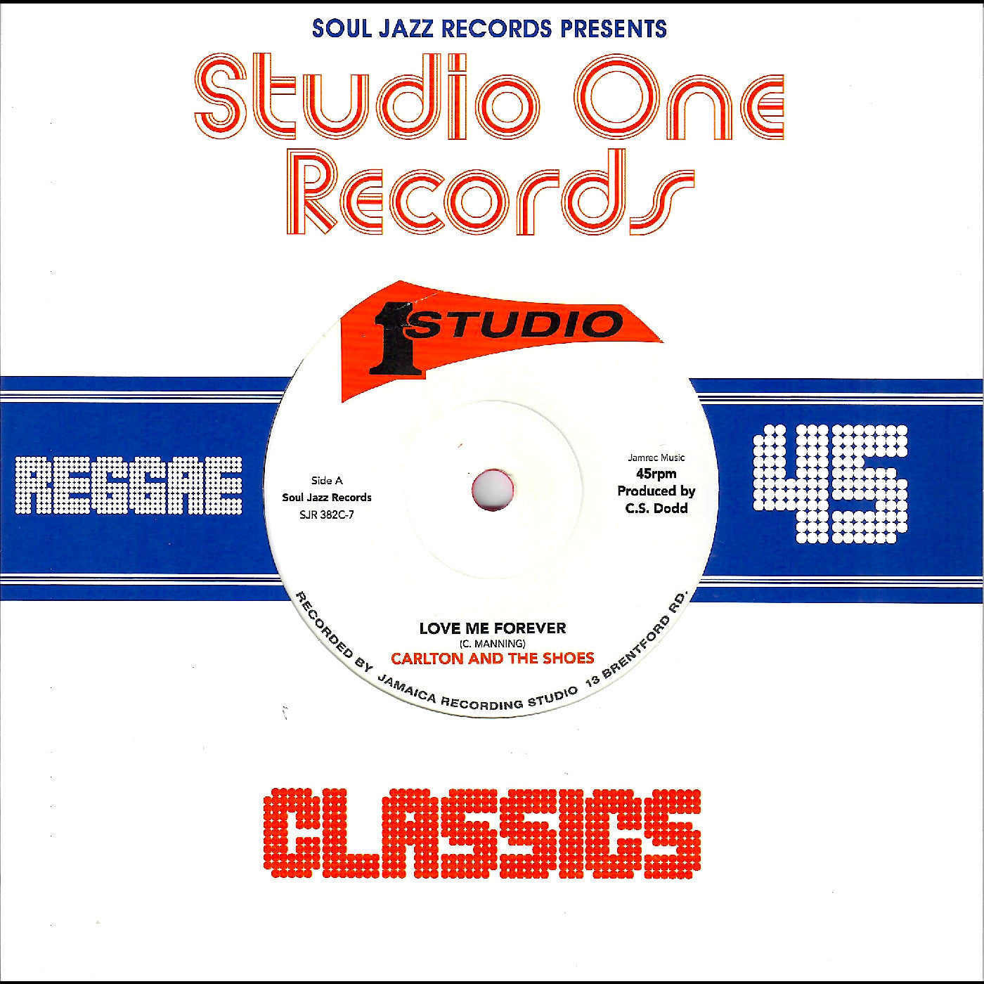 Carlton And The Shoes - Love Me Forever / Never Let Go (RED VINYL 7") | NEW